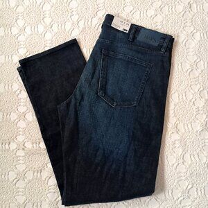 New Chaps Slim Straight Jeans Dark Wash Vintage Wash High-rise sz 38 x 34 Men